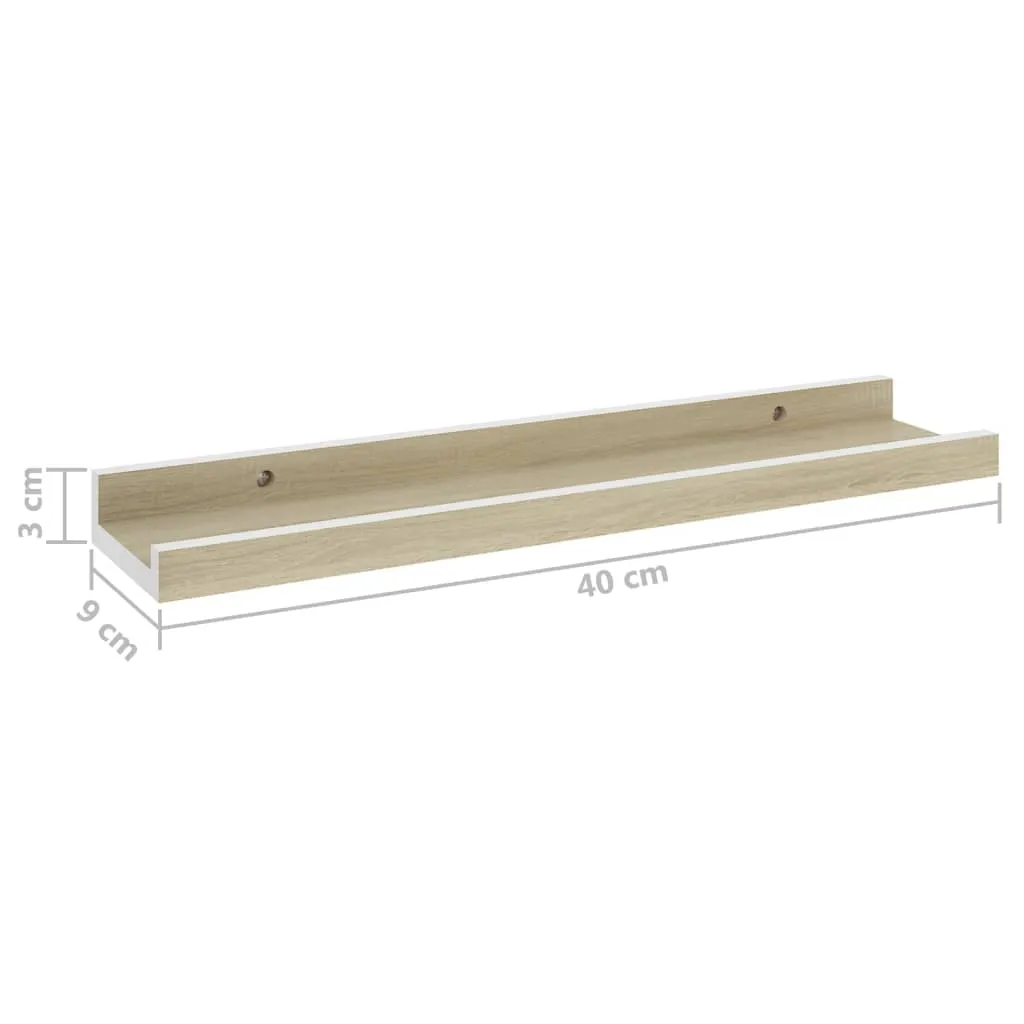 Optimisation Espace Mural : Lot de 4 Étagères 40 cm pour Petits Objets - 10
