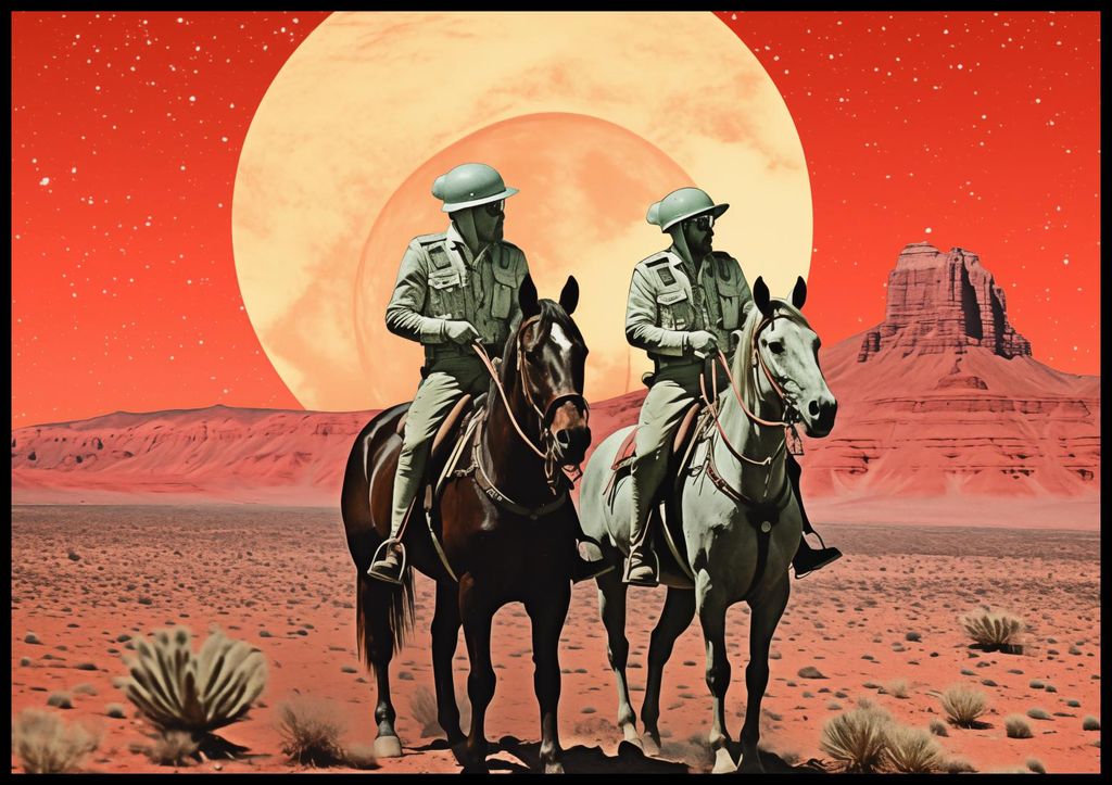 Plakat 100x70cm Raumfahrtpatrouille