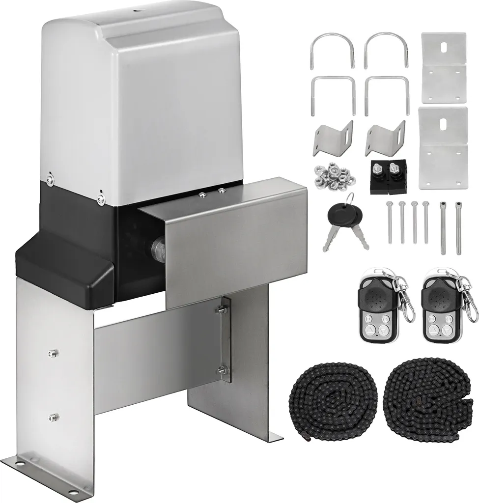 Ouvre-portail coulissant SucceBuy AC600 1800 livres avec 2 télécommandes