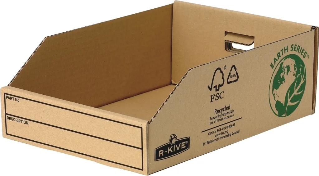 Bac de Rangement en Carton Fellowes pour Petites Fournitures Pack de 50