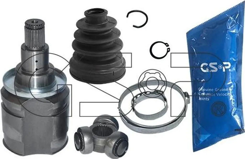 Kit joint de cardan pour réparation transmission Toyota RAV 4