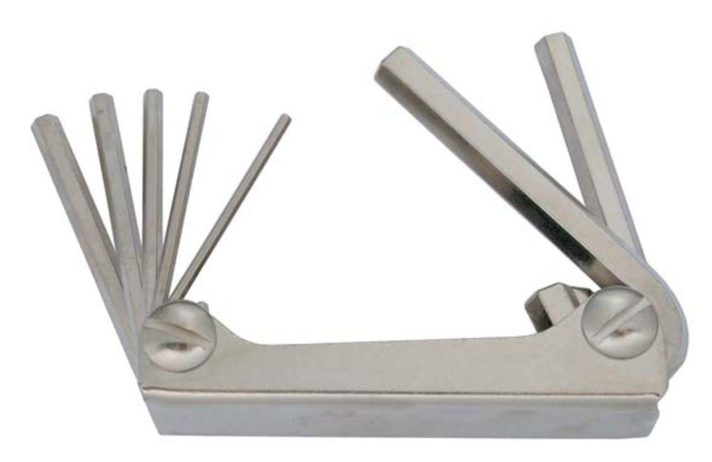Elora Winkelschraubendreher-Satz, 6-teilig 1/8-5/16 AF, im Handklapphalter, ELORA-159SK-6