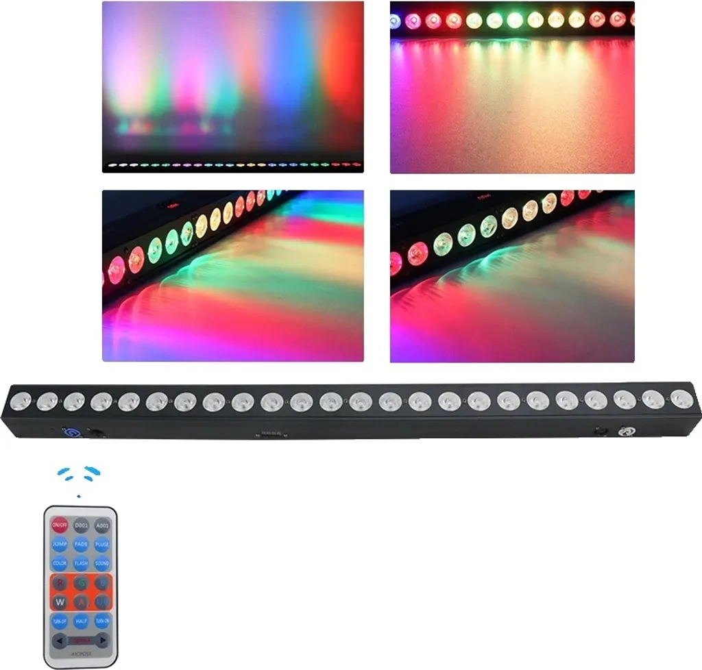 Éclairage de Façade Lèche-mur LED 24x12W RGBW DMX512 pour Événementiel