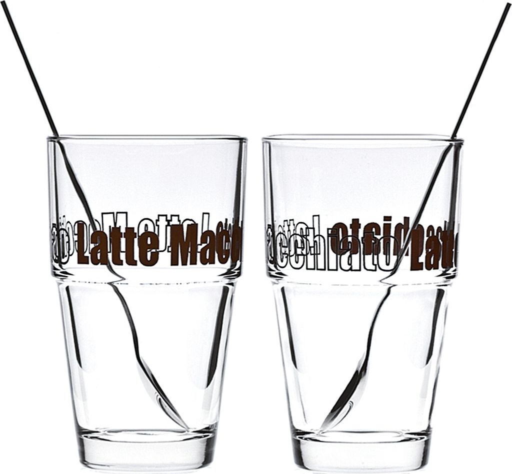 Leonardo Latte Macchiatto Becher 'Solo LM' mit Löffel, Produktbild 