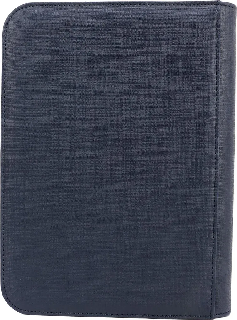 Organisez enfin 160 cartes de visite avec ce livre de mémoire bleu en PU