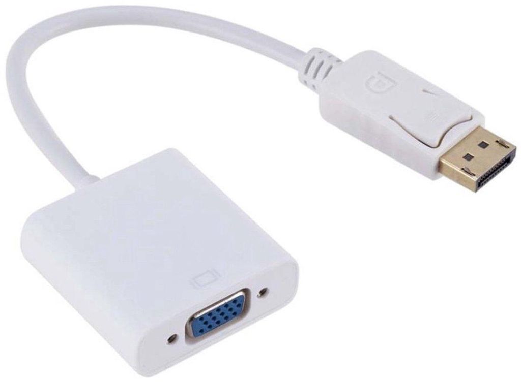 Adattatore DisplayPort a VGA / Adattatore DP a VGA – Bianco Immagine del prodotto 