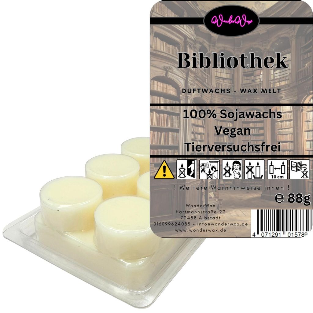 WonderWax Duftwachs Wax Melts für Duftlampe, 6 Kreise Duftmelt Wachsmelt Sojawachs Duftwachs Würfel für Raumdüfte, Wachs Duftöl Winter Indoor ...