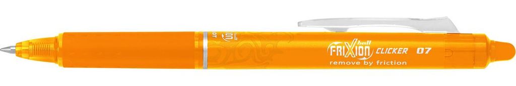 Tintenroller FriXion Clicker - 0,4 mm apricot radierbar. Packung mit 12 Stück