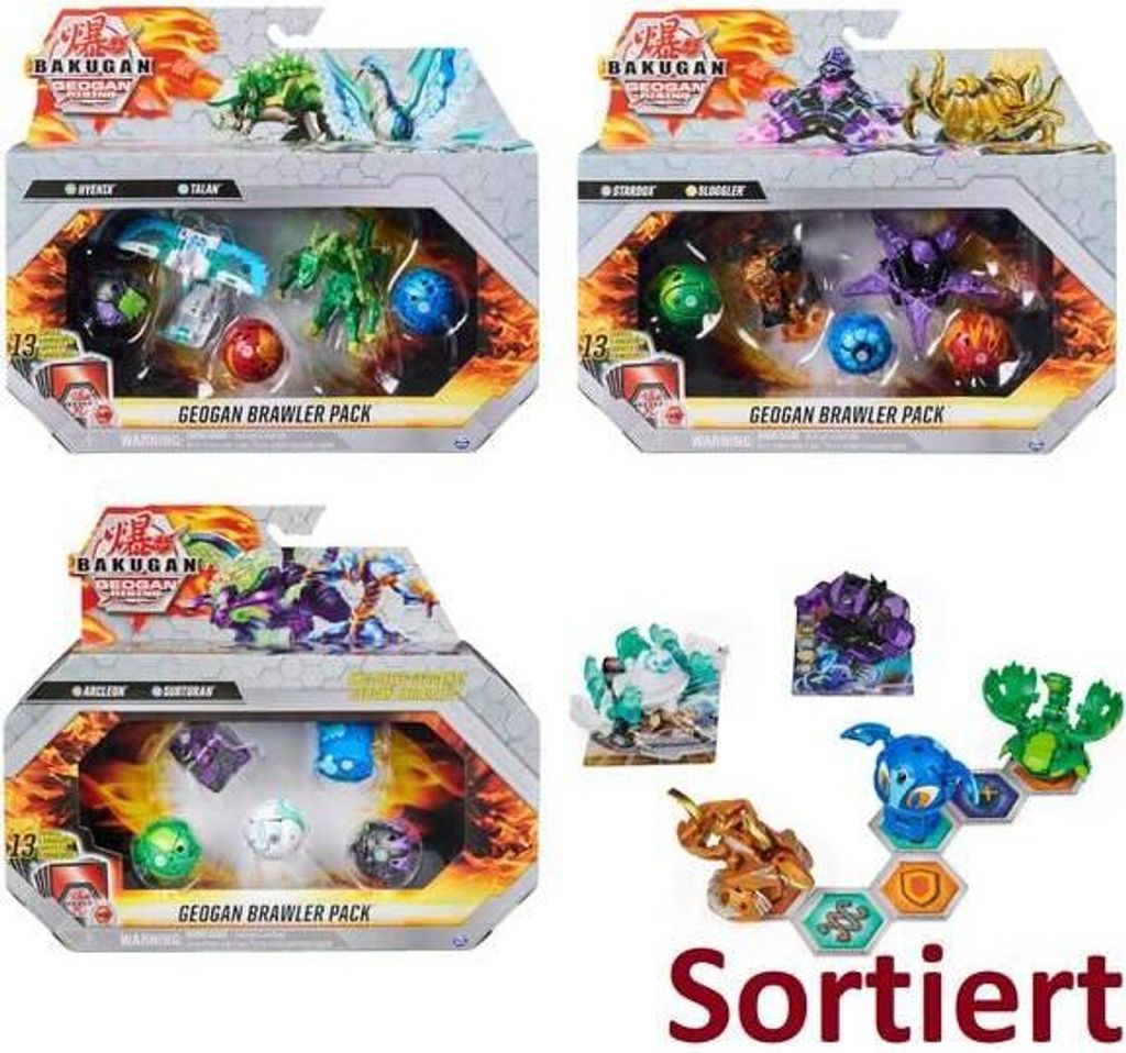 Spin Master 6060272 Bakugan Geogan Brawler 5 Pack,