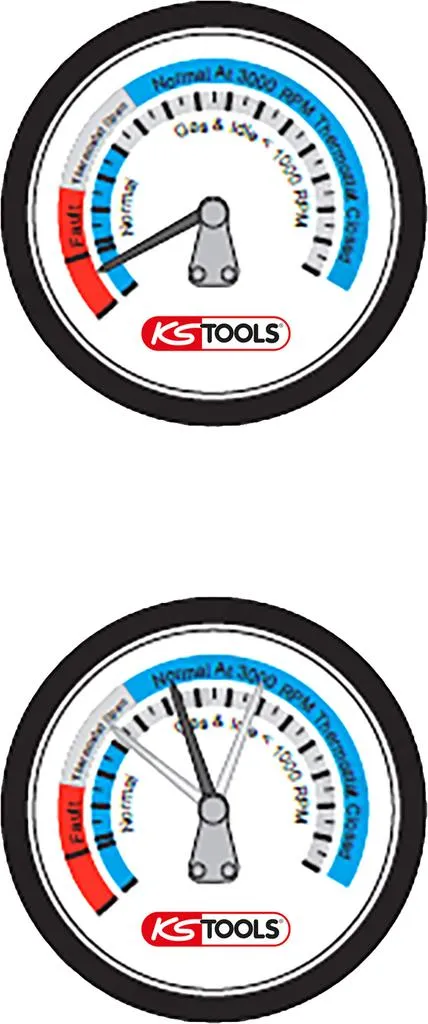 KS TOOLS 150.9020 Kit de test de pompe à eau système de refroidissement 8 pcs