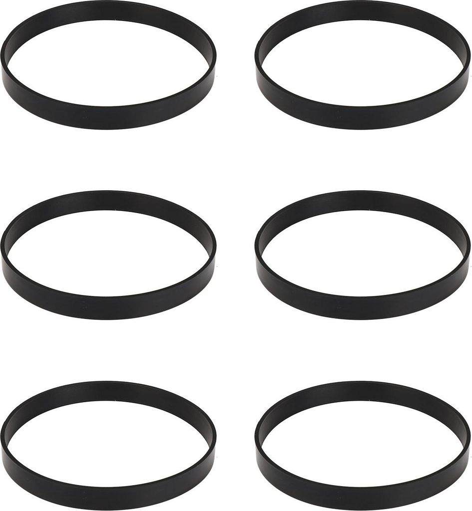 6 Stück Staubsaugerriemen aus Gummi, hochfester Ersatzriemen für Bissell 7, 9, 10, 12 und 14