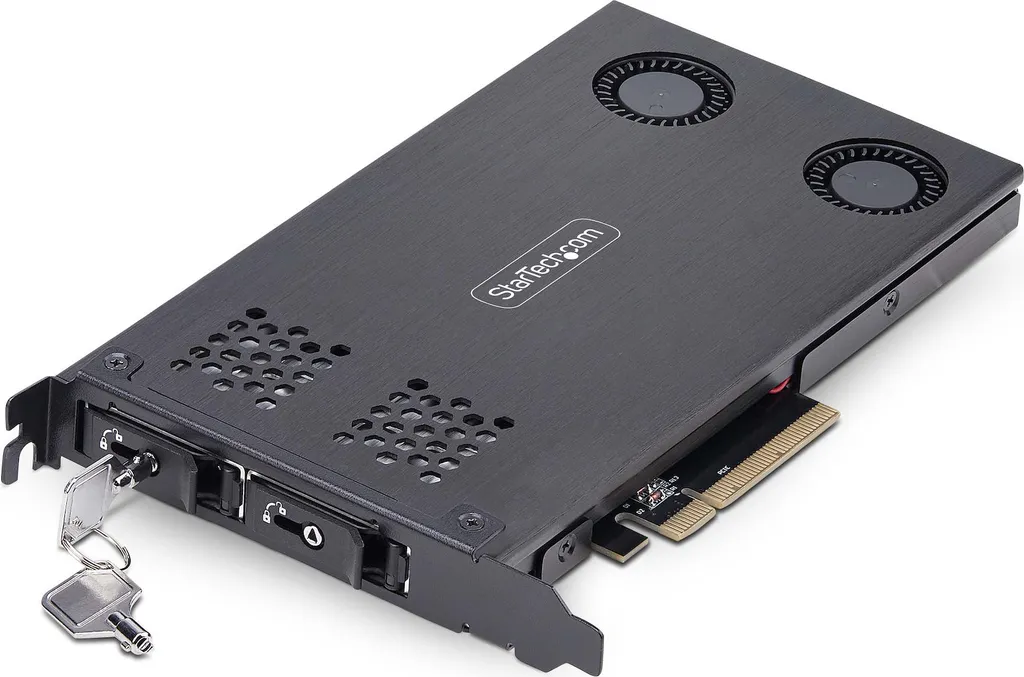 Solution de Stockage Amovible 2x M.2 NVMe pour Montage Vidéo et Serveur