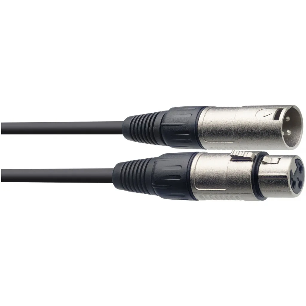 Stagg SMC030, cavo microfonico XLR/XLR, 30 cm