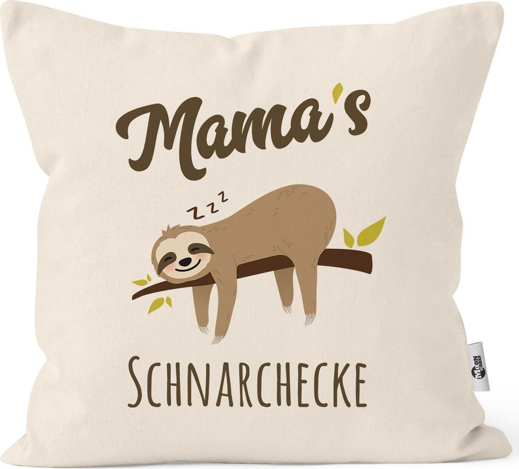 Kissen-Bezug Spruch Opa's Oma's Mama's Papa's Schnarchecke Produktbild 