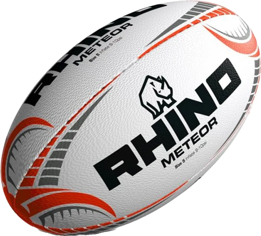 Ballon de rugby entraînement Rhino Meteor CS2327 Taille 4 robuste