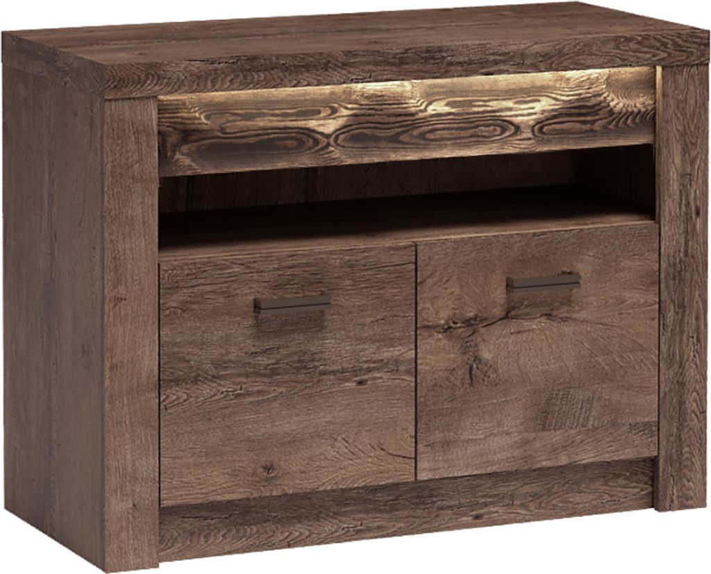 Fernsehschrank modern in Esche dunkel INGENIO-161