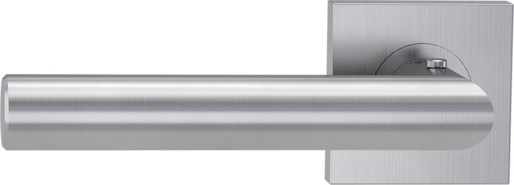 Griffwerk Türgriff Lucia - alle Ausführungen Smart2Lock 2.0 (außen roter Punkt) DIN Links PROF - Schraubtechnik (eckig) Edelstahl (matt)
