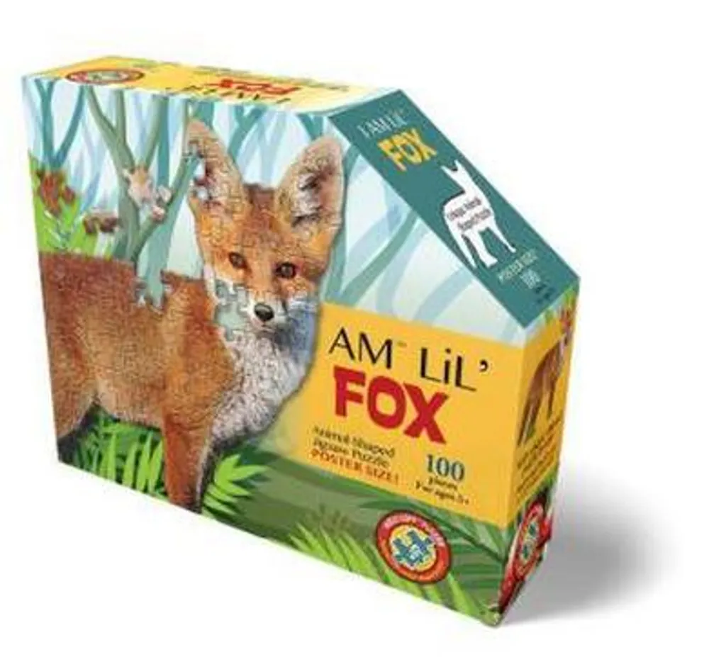 Puzzle Silhouette Animal Renard 100 pièces XL Madd Capp pour Enfants