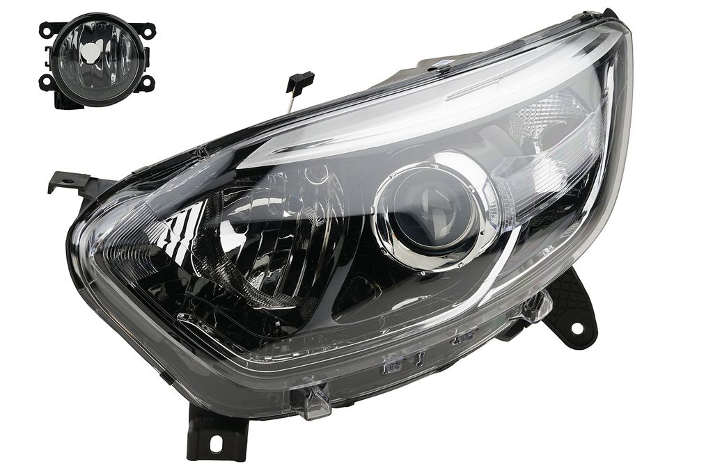 Johns, Scheinwerfer passend für Renault Captur 06/13-03/17 H1 H1 Li + Nebelscheinwerfer 260609429R 260601794R 260603859R 4422781 0006000618054 261...