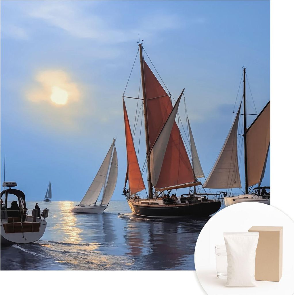 Fototapete - Wandbilder für Wohnzimmer - 250x250 cm - Dekorative Wandfolie - Modernes Design für Wanddekoration - Tapeten für Innenräume - Sege...