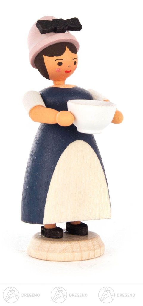 Holzfigur Witwe Bolte Höhe = 6cm NEU