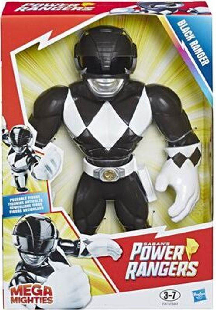Playskool Heroes Mega Mighties Power Rangers Schwarzer Ranger
