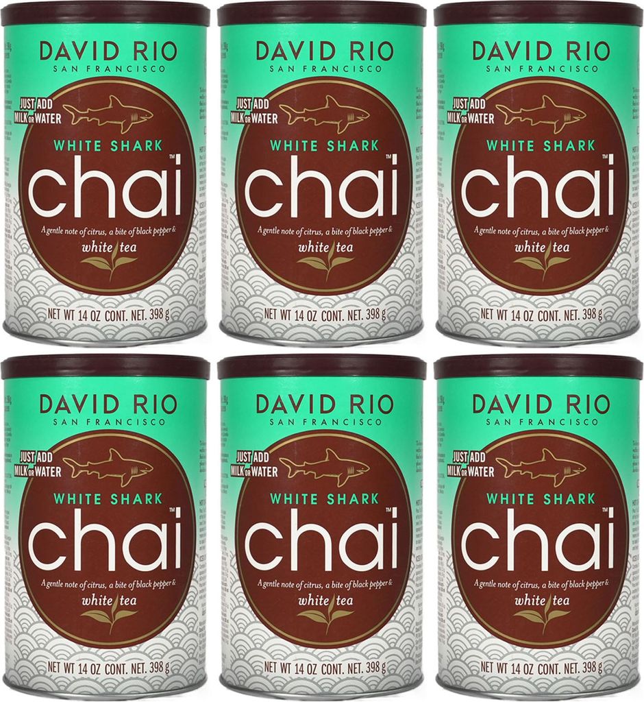 David Rio White Shark Chai 6x398g