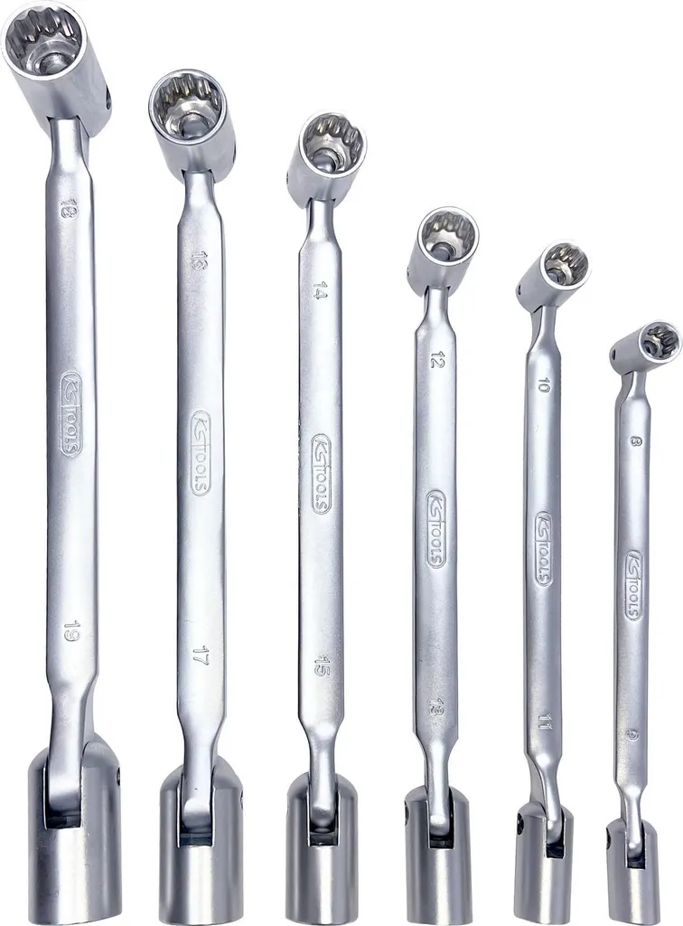 Coffret KS TOOLS 517.0310 de clés à double articulation ultra-robustes
