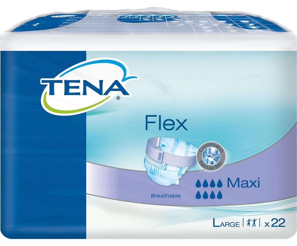 TENA Flex Maxi, 22 unidades, talla L Imagen del producto 