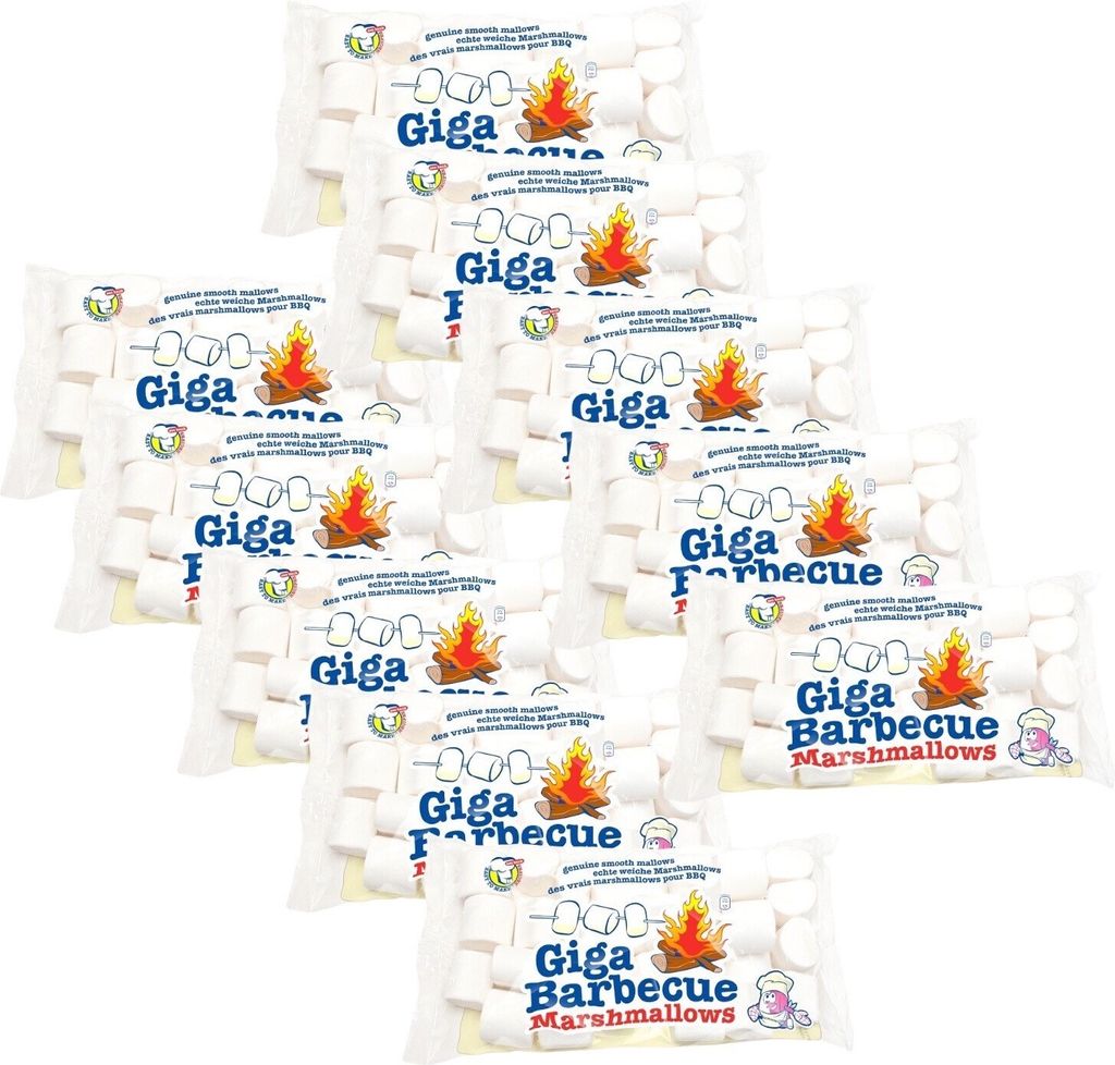 Mr. Mallo Giga Barbecue Marshmallows 10x750g – XXL Produktbild 