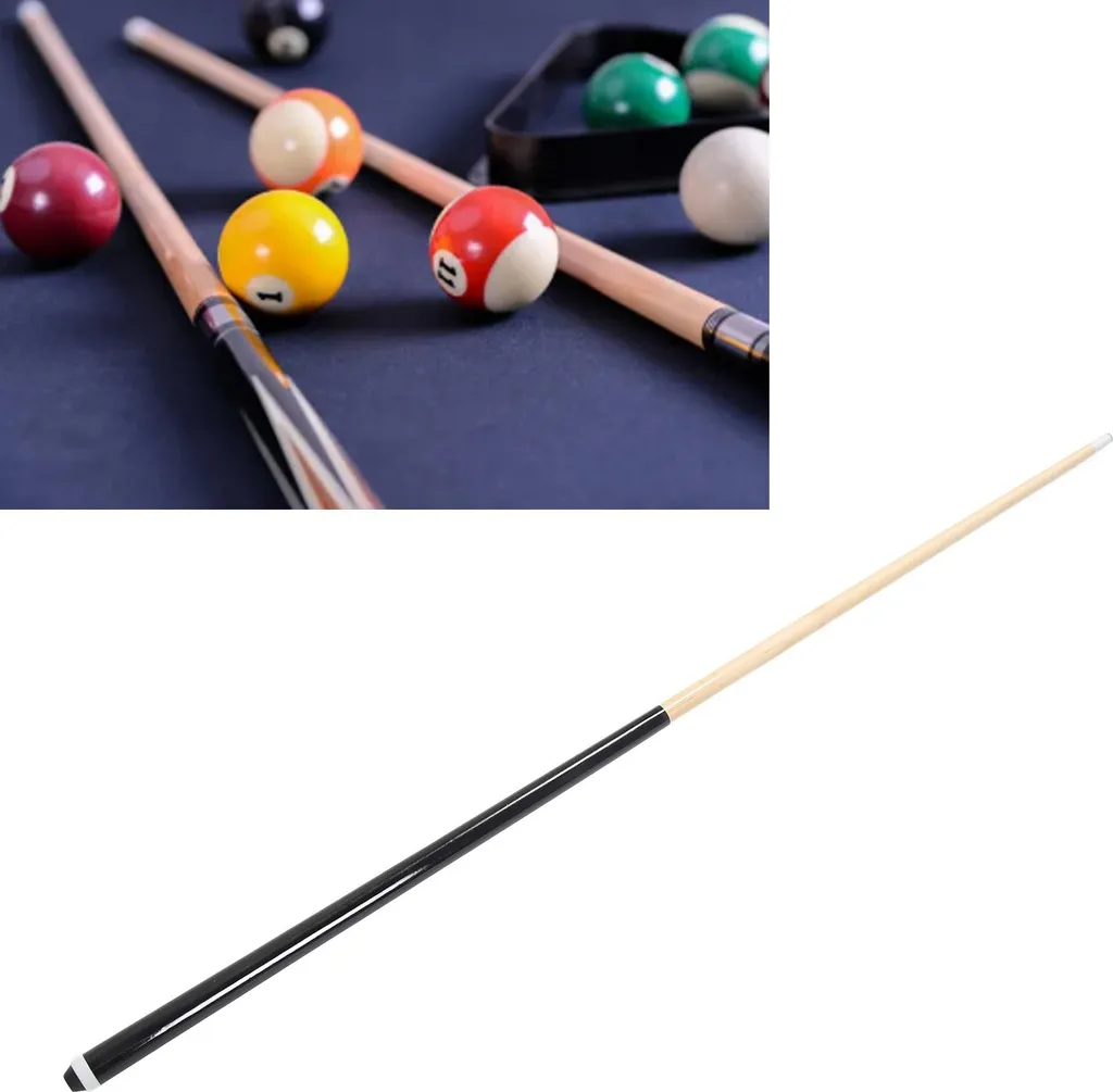 Queue de billard junior 1,2m set de 2 pour jouer en espace restreint