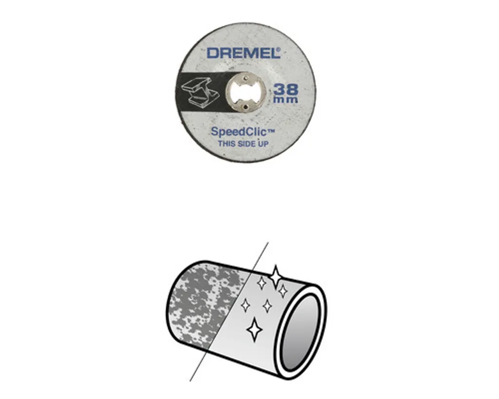 Disco Molatore Professionale Dremel SC541 EZ SpeedClic V 38mm - 24
