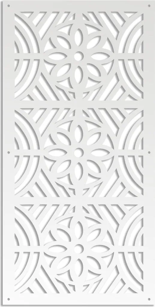 Pannello Parasole PROVENZA 73x148cm PVC Bianco - Sicuro e Duraturo