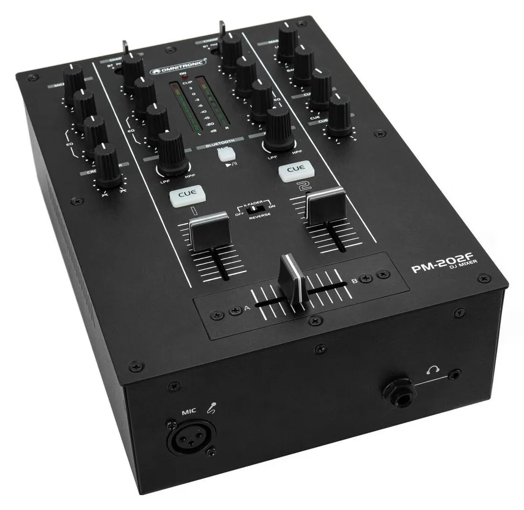 Mixeur DJ compact OMNITRONIC PM-202F pour mixer sans ordinateur via USB - 6