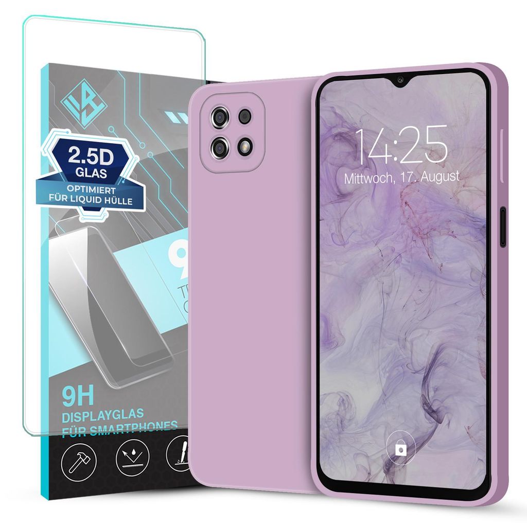 Hülle für Samsung Galaxy A22 5G mit 9H Displayglas Produktbild 
