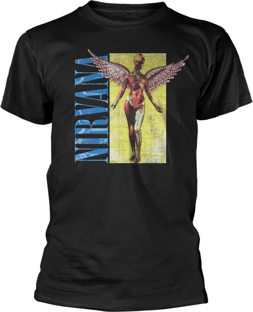 Nirvana - "In Utero" T-Shirt für Herren/Damen Uni PH4241 (XXL) (Schwarz)