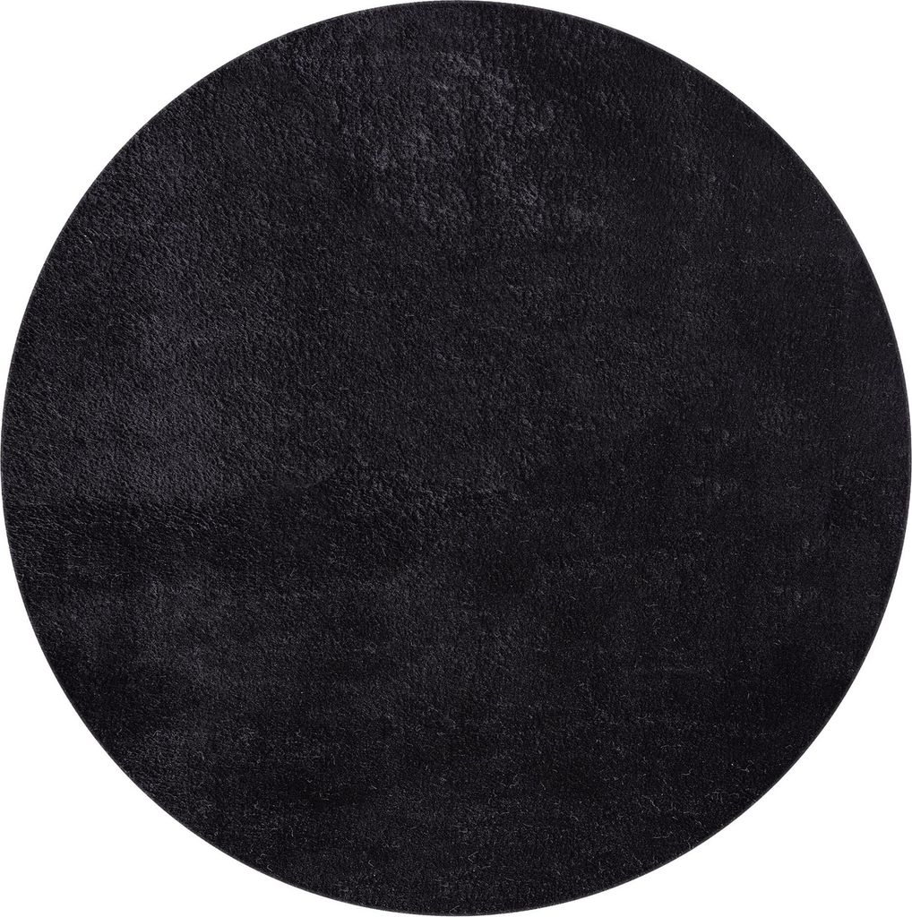 Teppich Kurzflor Weich Wohnzimmerteppich Anti-Rutsch, 160x160 cm