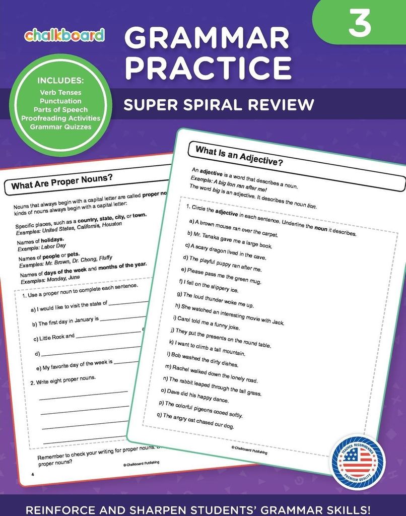 Grammar Practice Grade 3