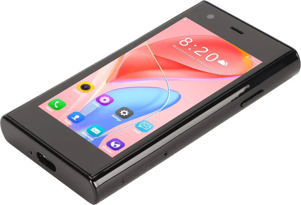 Mini Smartphone Quad Core 16Go Noir Android 8.1 avec Écran HD 3.0 Pouces
