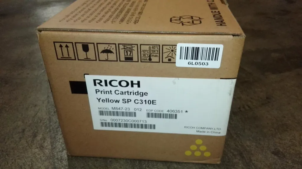 Toner Jaune Ricoh 406351 pour des Documents Laser Nets et Nets - 9