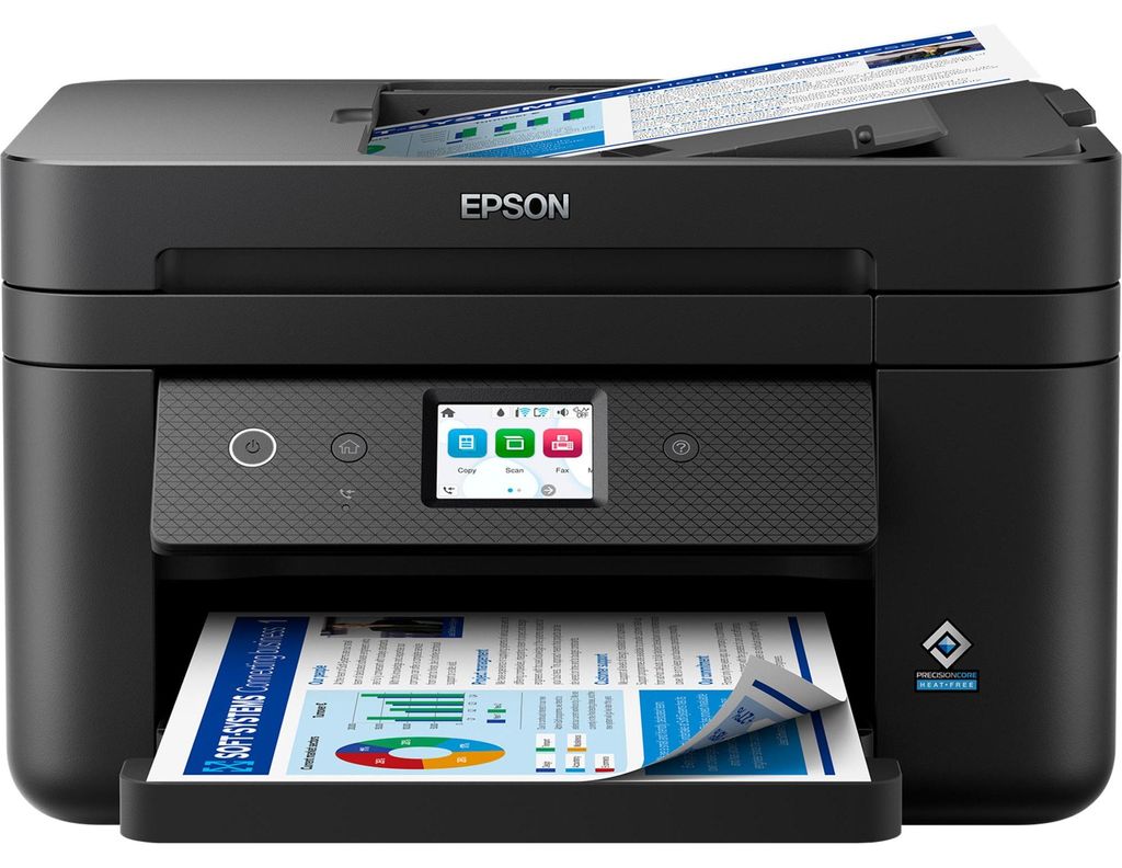 WorkForce WF-2960DWF (schwarz, USB, WLAN, LAN, Scan, Kopie, Produktbild 