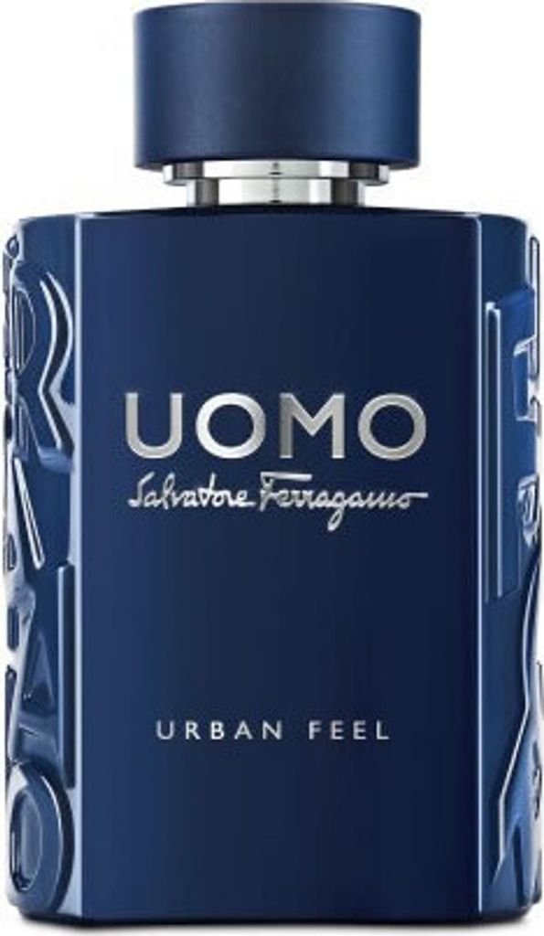 A bottle of Salvatore Ferragamo Uomo Urban Feel Eau de Toilette for men.