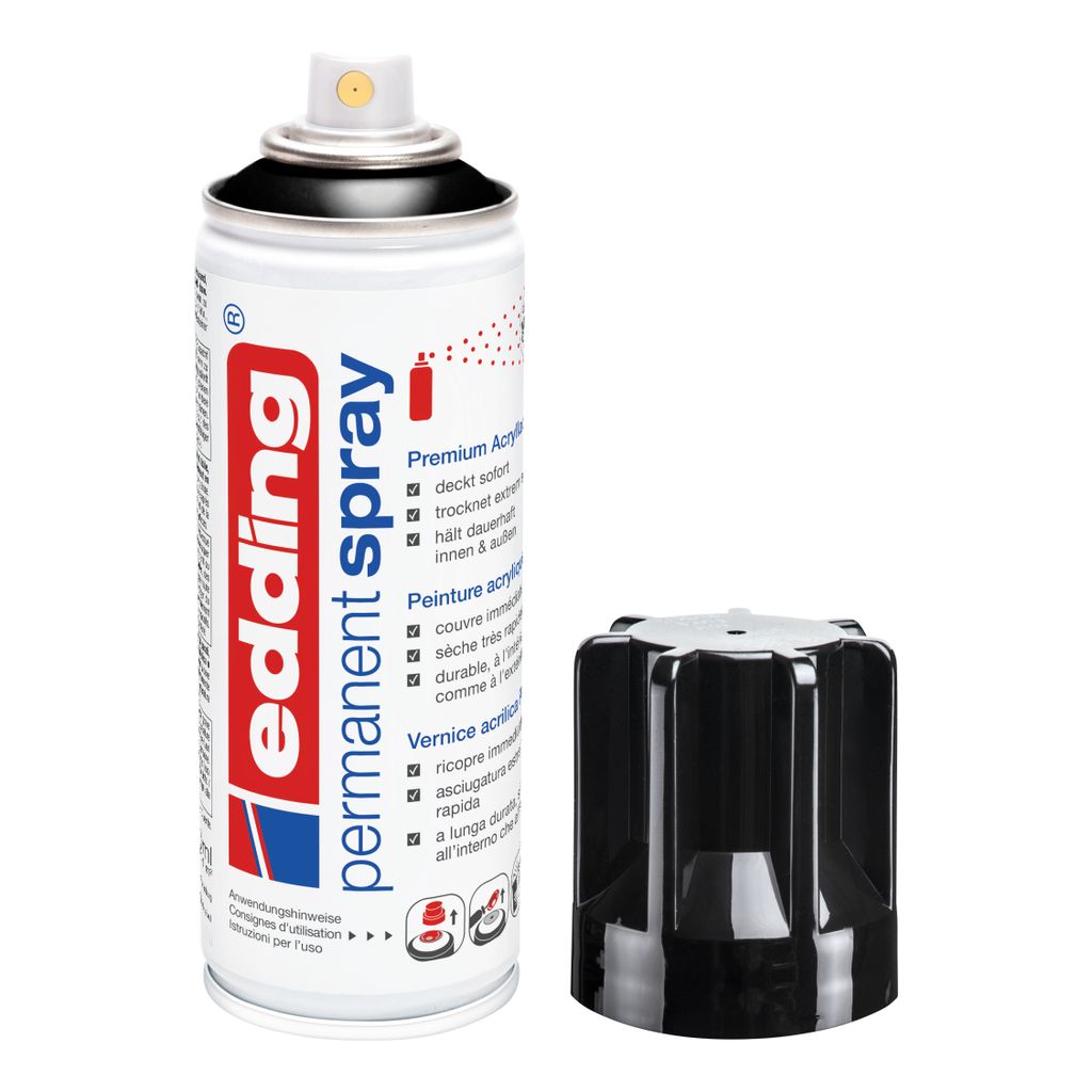 Permanent Spray e-5200 200ml tiefschwarz 951 glänzend Produktbild 