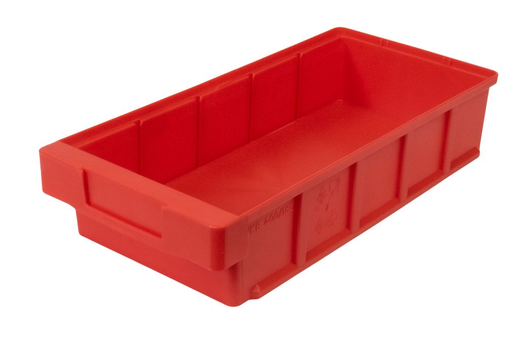Regalkasten VKB 400x186x83 mm - rot, aus Polypropylen