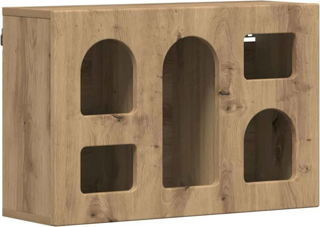 SYFAX™ Pensile Rovere Artigianale 60x20x40 - Mobile Salvaspazio Cucina Bagno