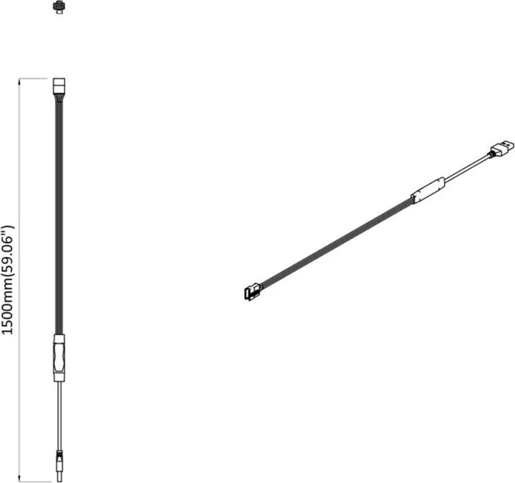 Striscia LED 2 Pezzi Nero e Trasparente 3000 mm | Illuminazione Interni - 4