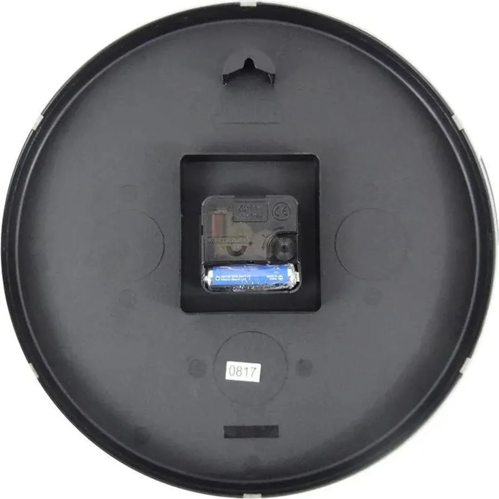 Horloge murale silencieuse POP bleue 30cm UNiLUX lisibilité maximale