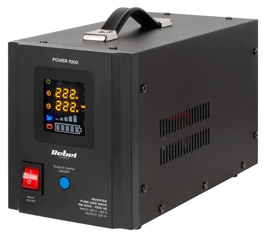 Rebel Power 1000 Alimentation de secours UPS 12V/230V Image du produit 