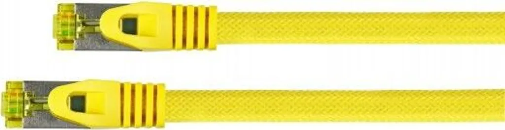 Cavo Patch Cat 7 Python 1m Giallo Nylon S/FTP - Offerta Networking - 2