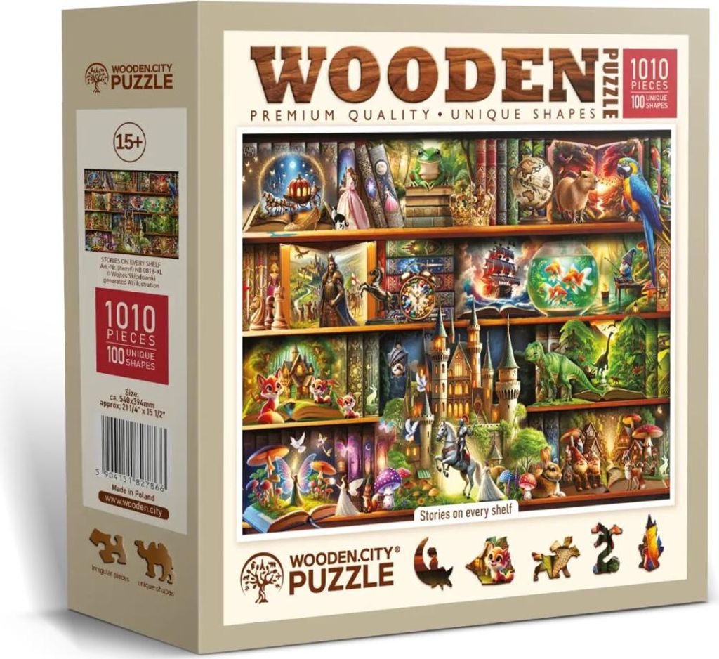 WOODEN CITY Holzpuzzle In esecuzione sullo scaffale 1010 Immagine del prodotto 